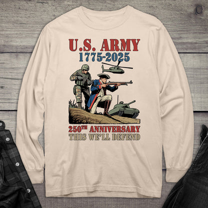 Army 1775-2025 Long Sleeve Tee