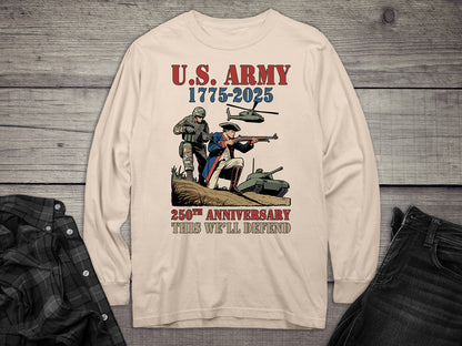 Army 1775-2025 Long Sleeve Tee