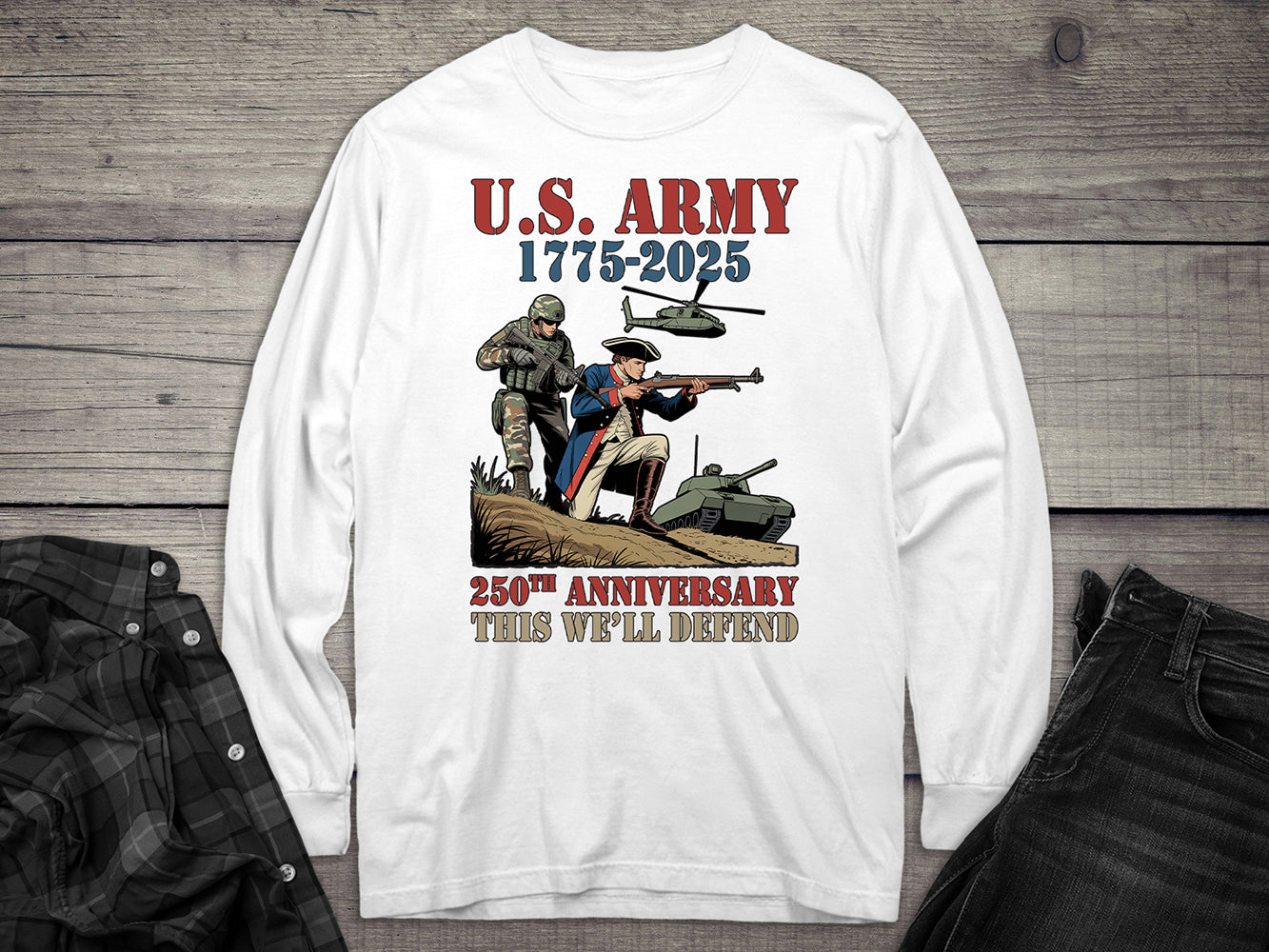 Army 1775-2025 Long Sleeve Tee