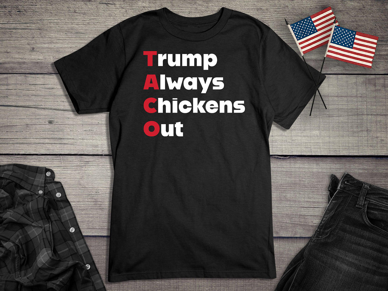 Trump Always Chickens Out T-Shirt