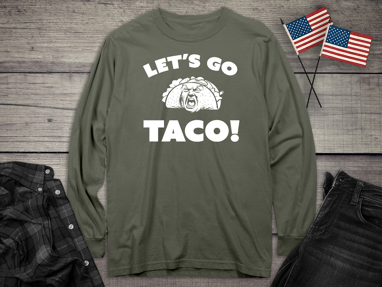 Let’s Go Taco Long Sleeve Tee