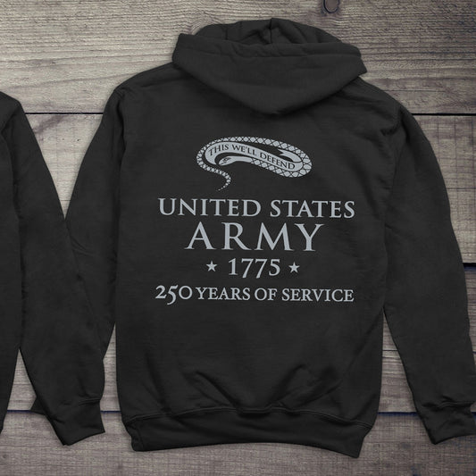 Army 250 Eagle With Crest Hoodie
