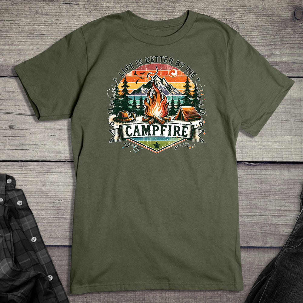 Life Is Better Campfire T-Shirt