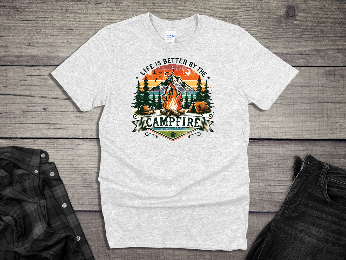 Life Is Better Campfire T-Shirt
