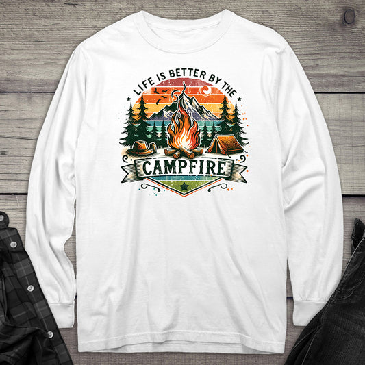 Life Is Better Campfire Long Sleeve Tee