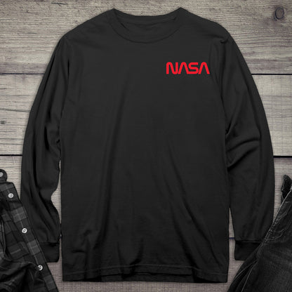 NASA Worm Crest Long Sleeve Tee