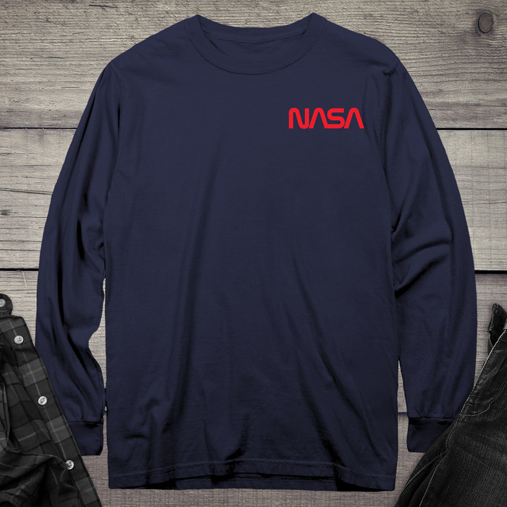 NASA Worm Crest Long Sleeve Tee