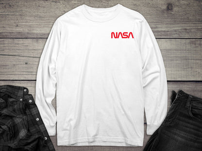 NASA Worm Crest Long Sleeve Tee