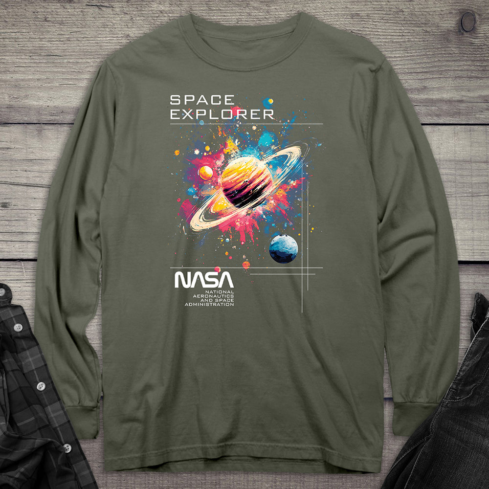 NASA Space Explorer Long Sleeve Tee