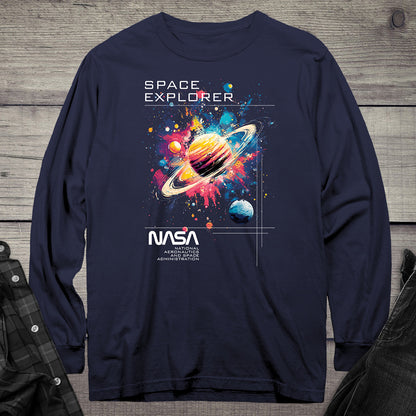 NASA Space Explorer Long Sleeve Tee