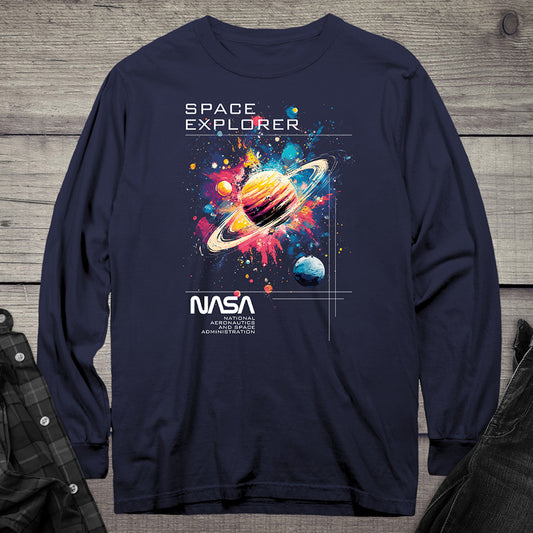 NASA Space Explorer Long Sleeve Tee