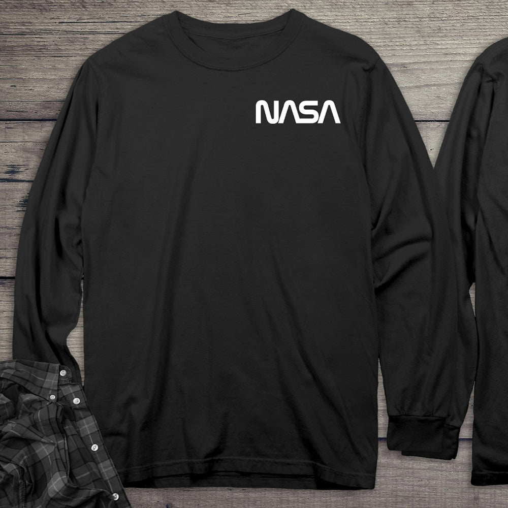 NASA Space Explorer With Crest Long Sleeve Tee