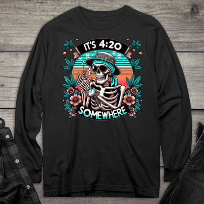 4:20 Somewhere Long Sleeve Tee