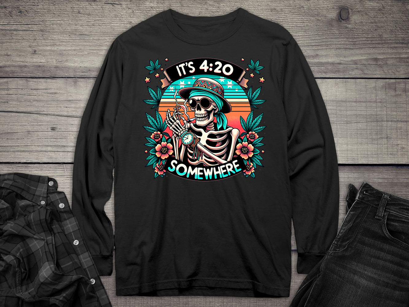 4:20 Somewhere Long Sleeve Tee