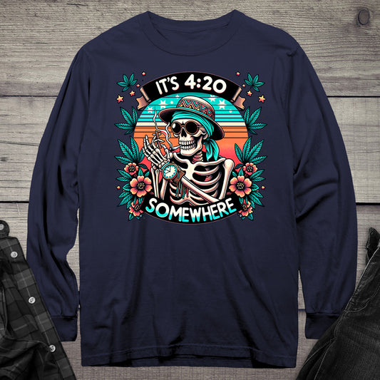 4:20 Somewhere Long Sleeve Tee