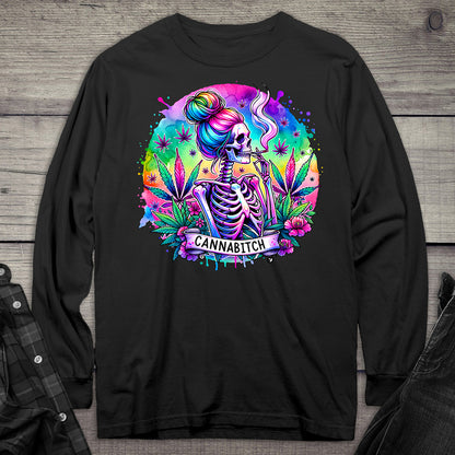 Cannabitch Long Sleeve Tee