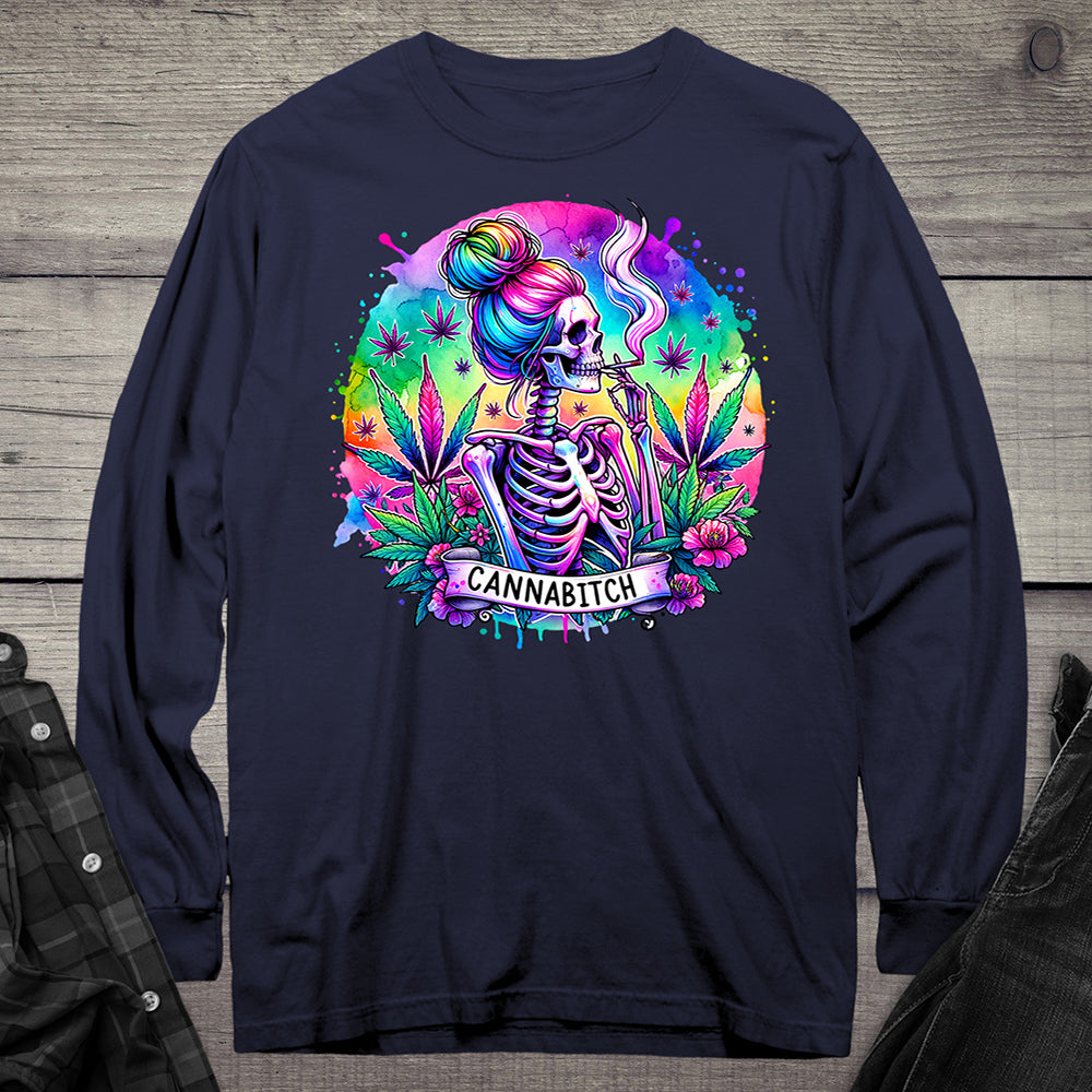 Cannabitch Long Sleeve Tee