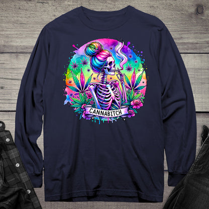 Cannabitch Long Sleeve Tee