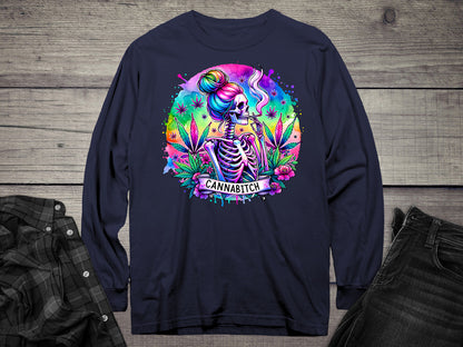Cannabitch Long Sleeve Tee
