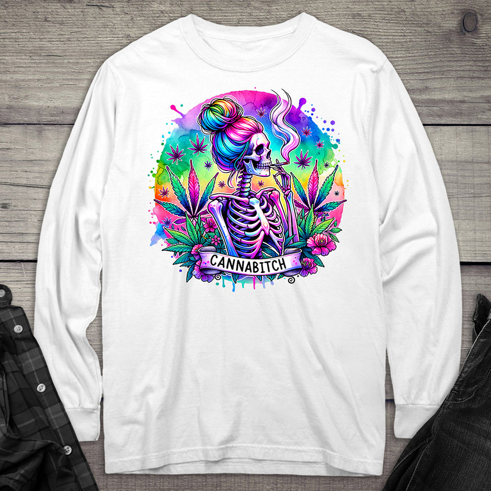 Cannabitch Long Sleeve Tee
