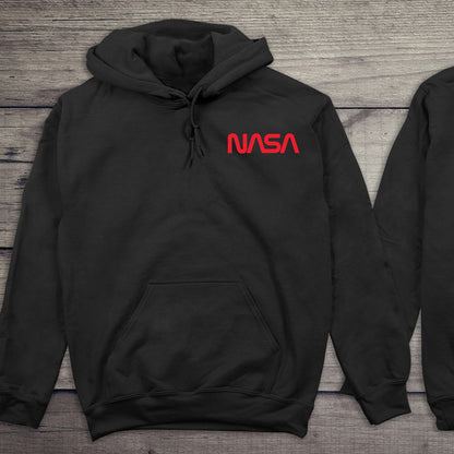 NASA Worm With Crest Hoodie