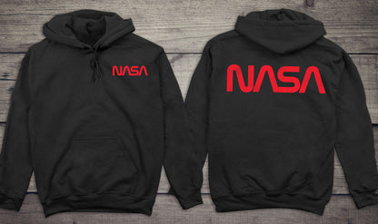 NASA Worm With Crest Hoodie