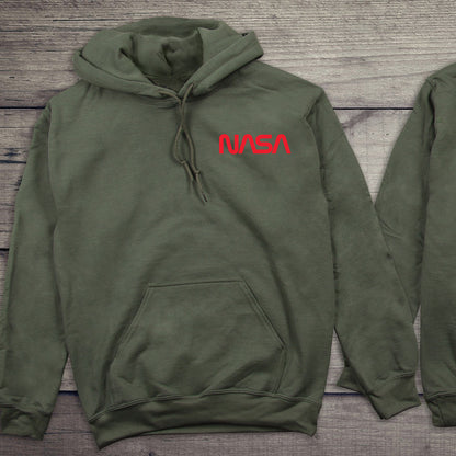 NASA Worm With Crest Hoodie