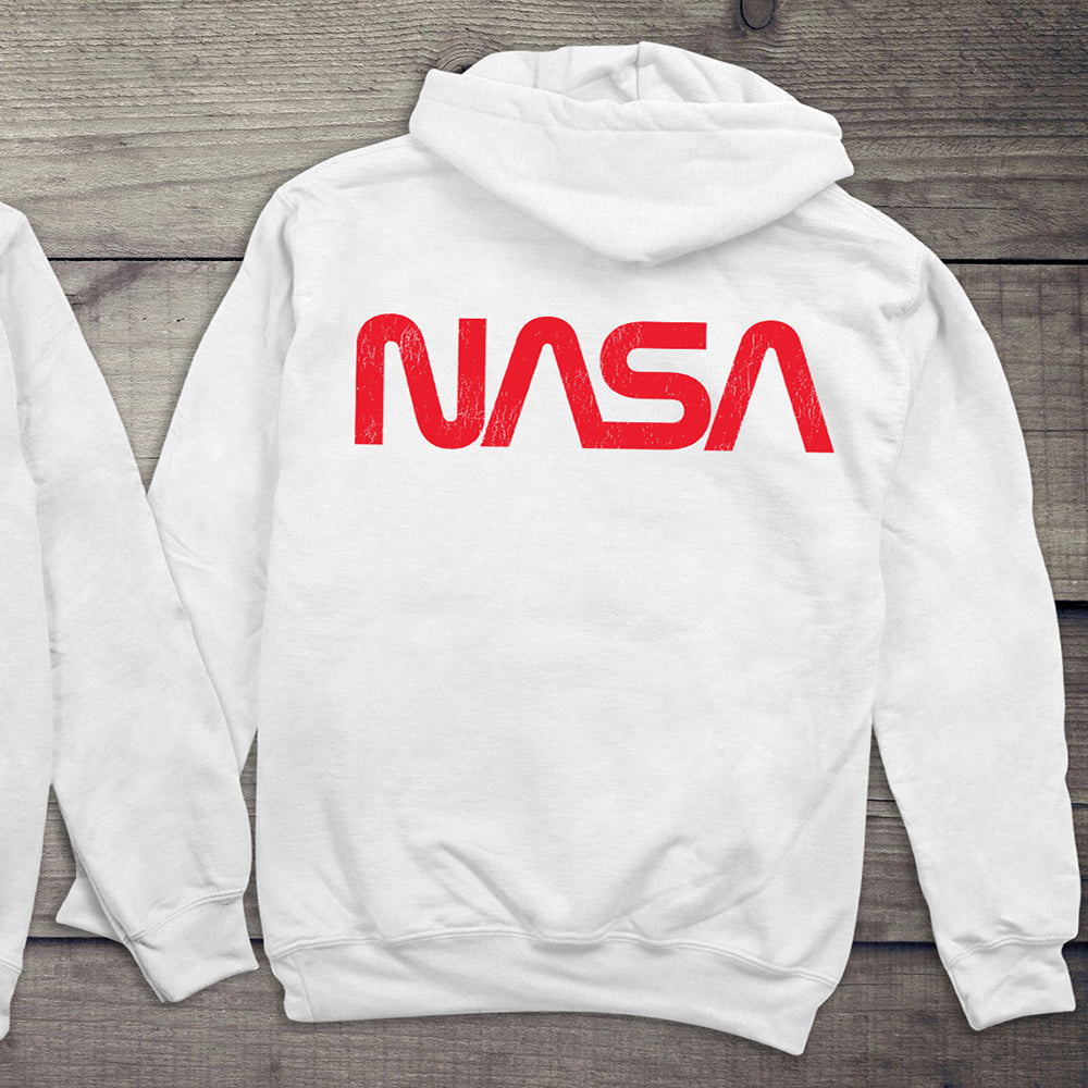 NASA Worm With Crest Hoodie