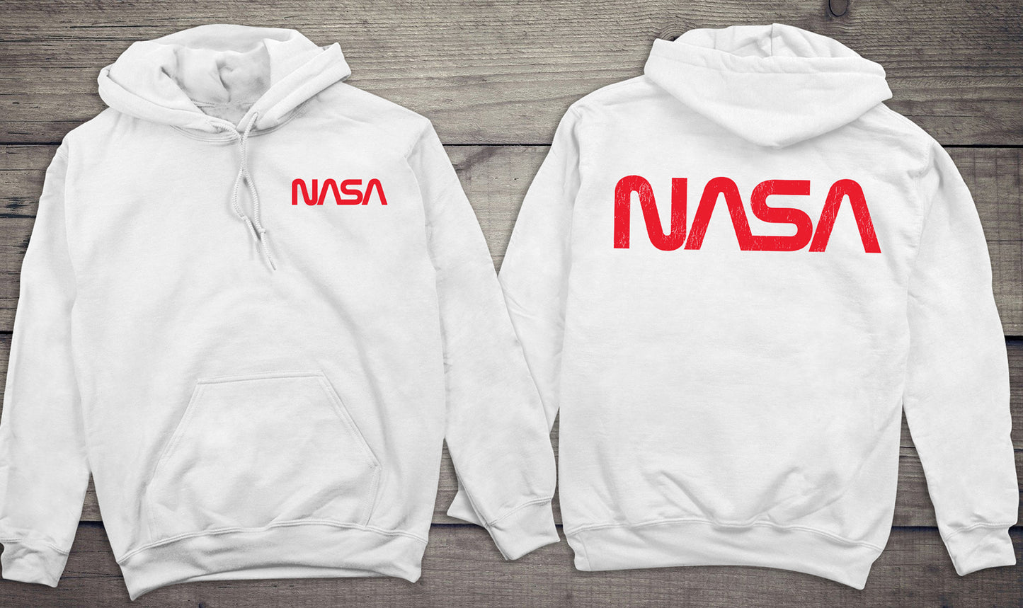 NASA Worm With Crest Hoodie