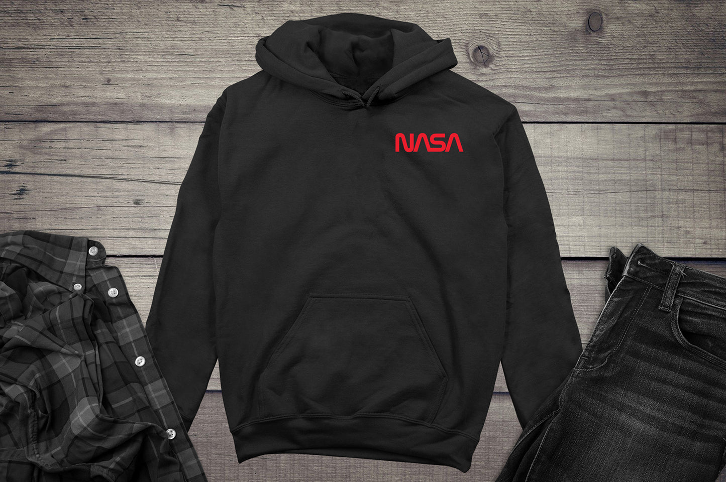 NASA Worm Crest Hoodie