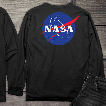 NASA Logo With Crest Long Sleeve Tee