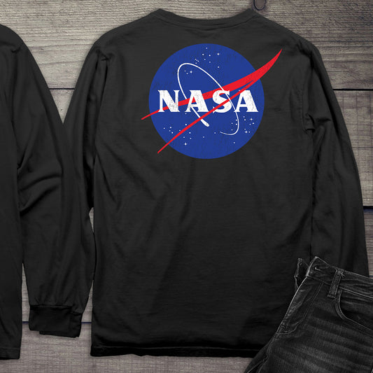 NASA Logo With Crest Long Sleeve Tee