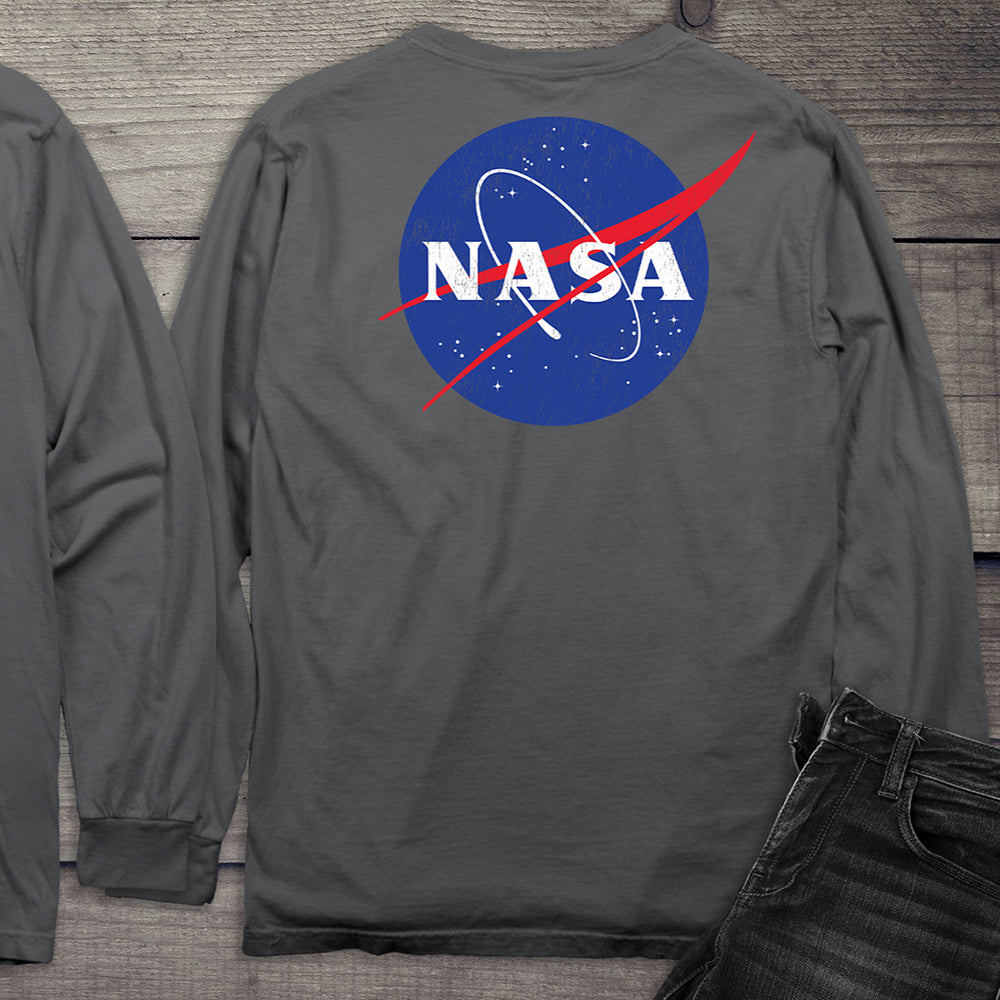 NASA Logo With Crest Long Sleeve Tee