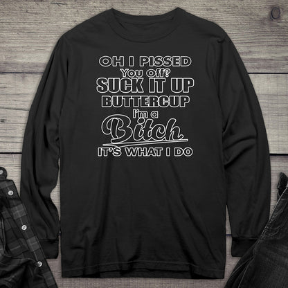 Suck It Up Long Sleeve Tee