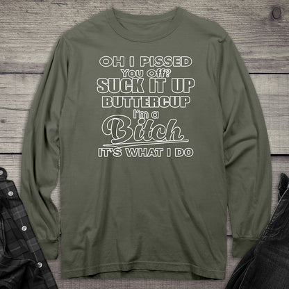 Suck It Up Long Sleeve Tee