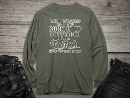 Suck It Up Long Sleeve Tee