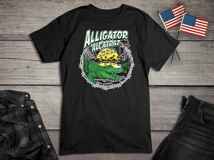 Alligator Alcatraz Border T-Shirt
