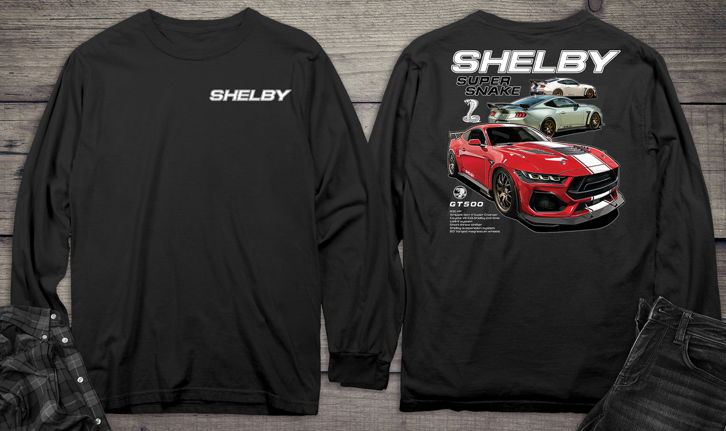 Shelby Super Snake GT500 Long Sleeve Tee
