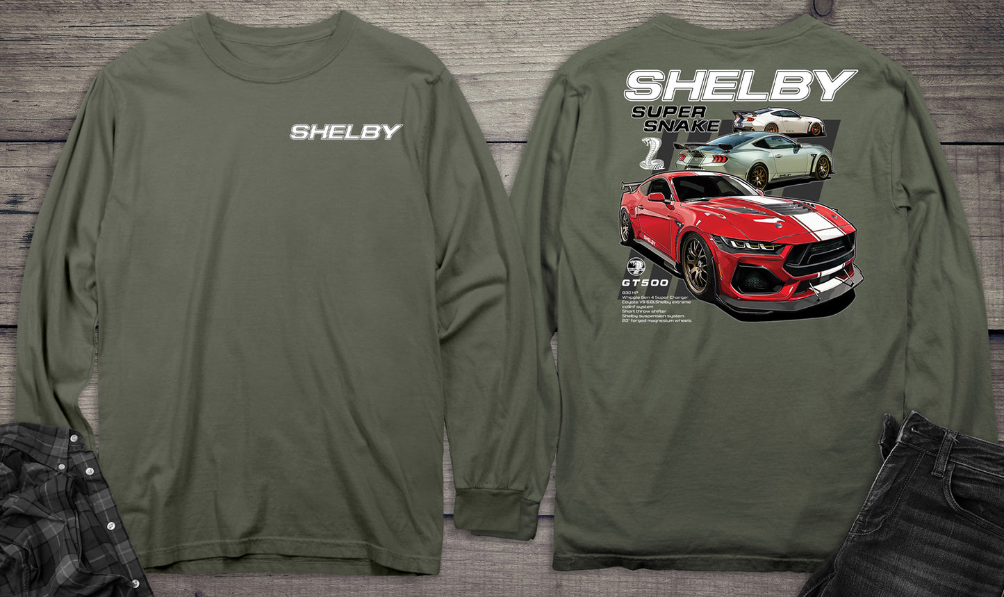 Shelby Super Snake GT500 Long Sleeve Tee