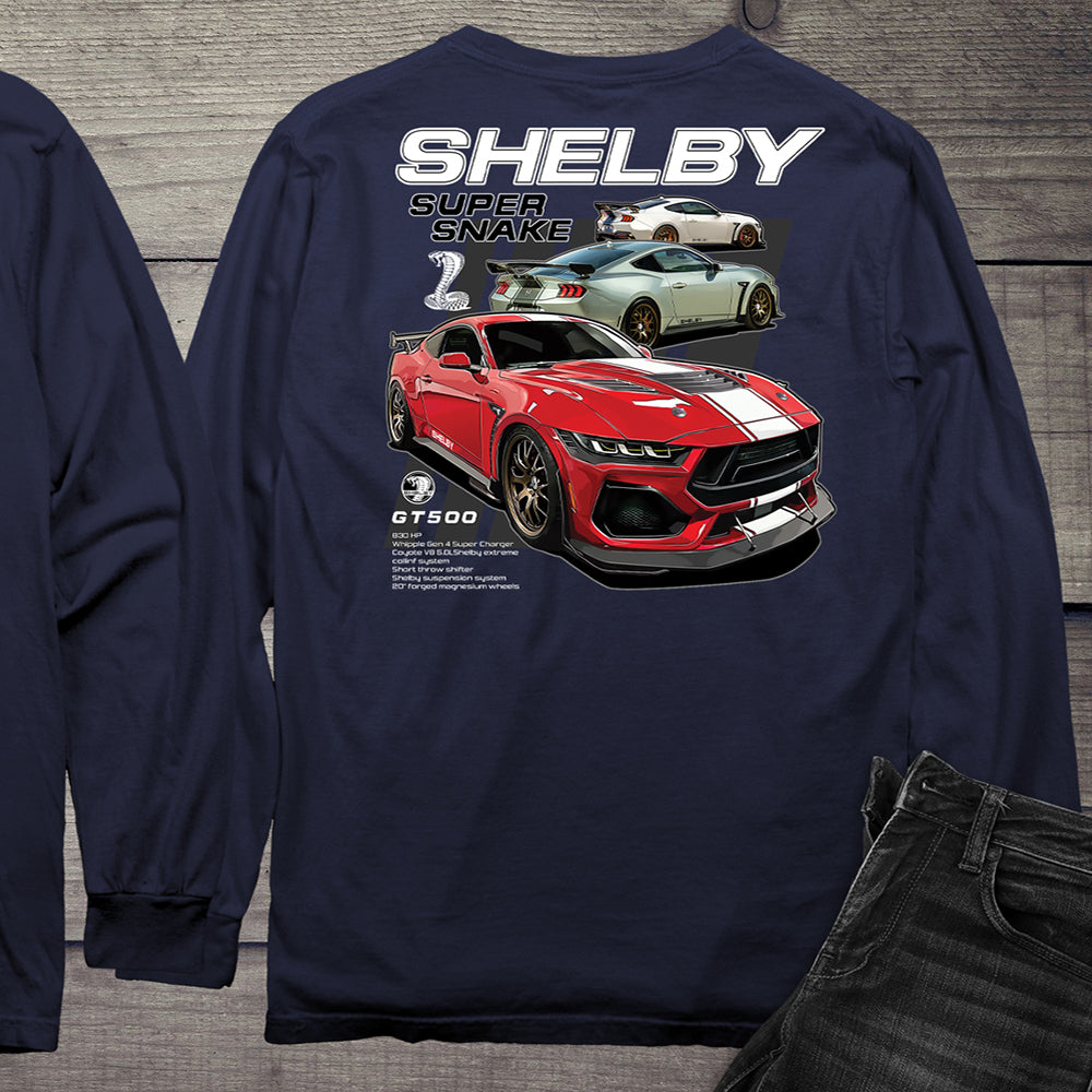 Shelby Super Snake GT500 Long Sleeve Tee