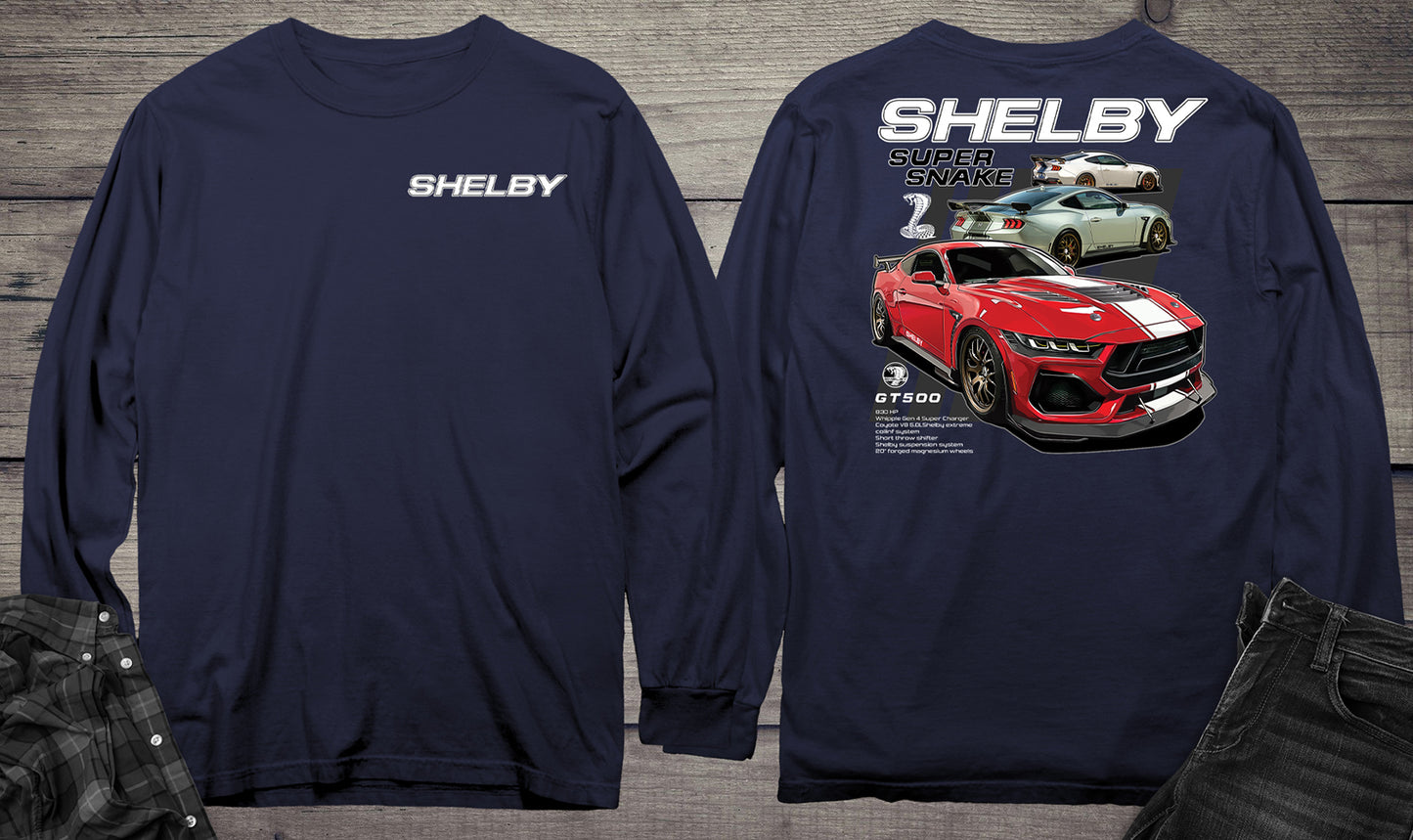 Shelby Super Snake GT500 Long Sleeve Tee