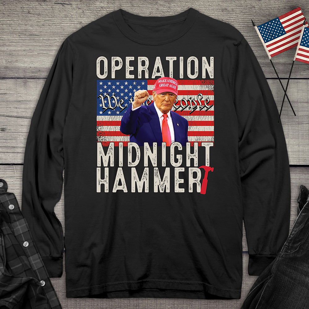 Trump Midnight Hammer Long Sleeve Tee