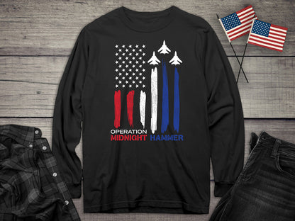 Midnight Hammer Jets Long Sleeve Tee