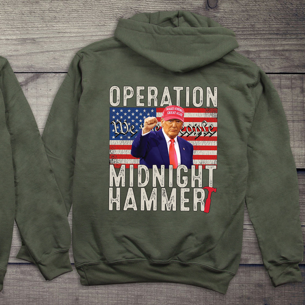 Trump Midnight Hammer With Crest Hoodie