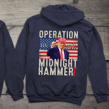 Trump Midnight Hammer With Crest Hoodie