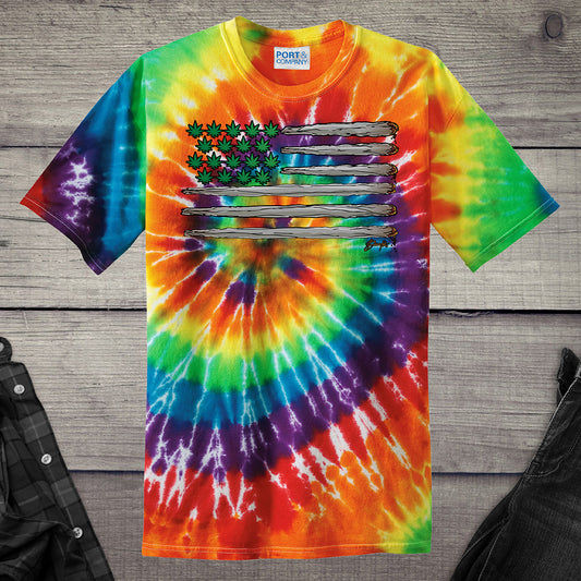 Joint Flag Tie-Dye T-Shirt