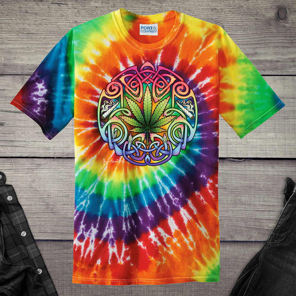 Celtic Smokes Tie-Dye T-Shirt