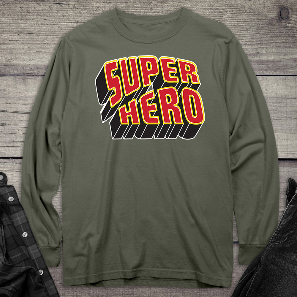 Super Hero Long Sleeve Tee