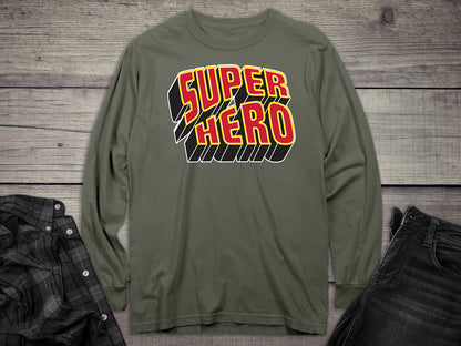 Super Hero Long Sleeve Tee