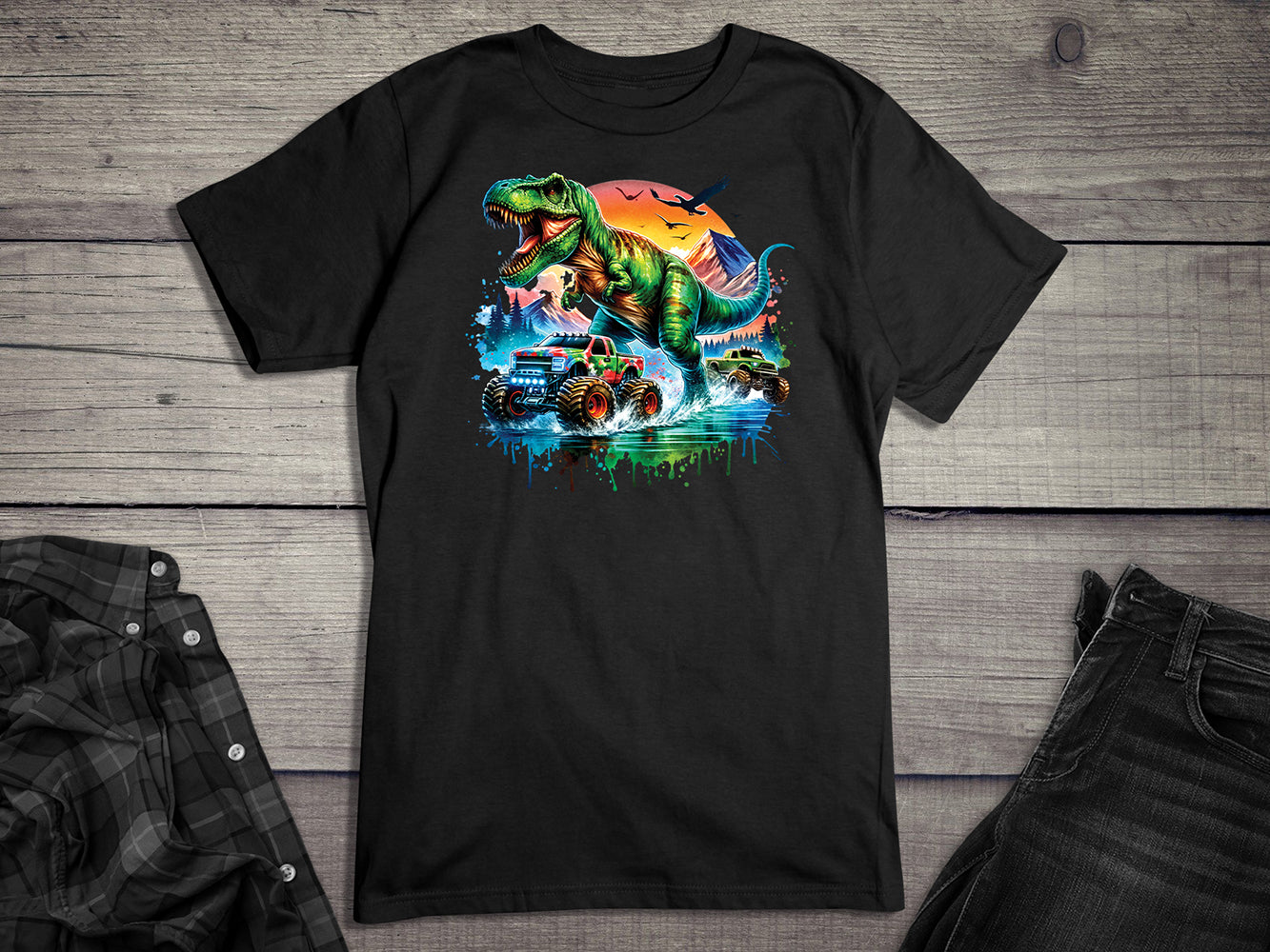 Dinosaur Trucks T-Shirt